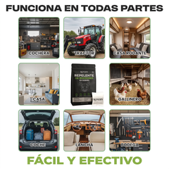 Funciona en cochera, casa, coche, gallinero, bodega y mas