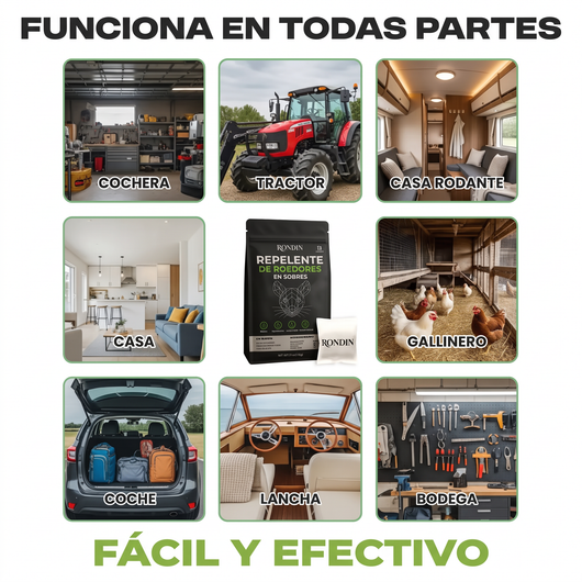 Funciona en cochera, casa, coche, gallinero, bodega y mas