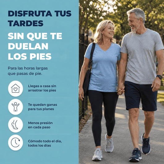 Pisada Suave: disfruta tus tardes sin que te duelan los pies