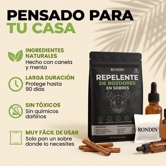 Ingredientes naturales, larga duracion, sin toxicos y muy facil de usar