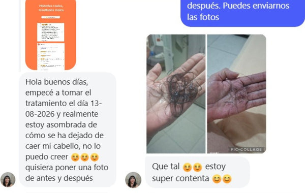Comentario de una clienta de Hair Bond