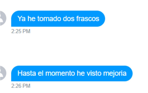 Comentario de una clienta de Hair Bond