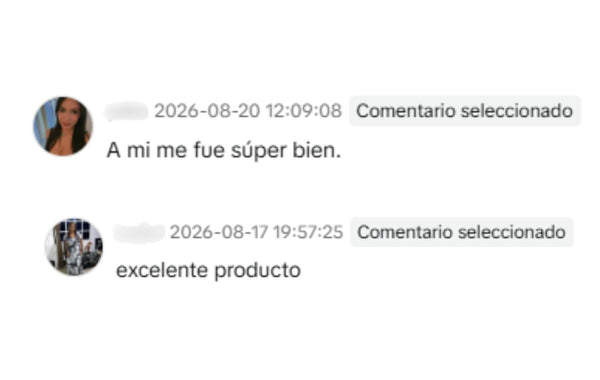 Comentario de una clienta de Hair Bond