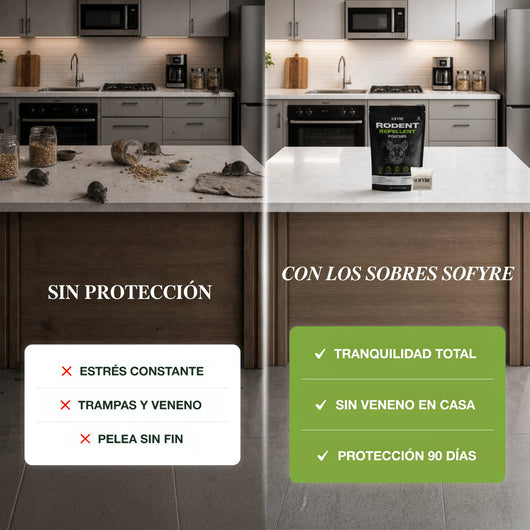 Sin protección frente a los sobres Sofyre: tranquilidad y sin veneno