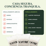 Casa segura: sin veneno, sobre cerrado, dura 90 días